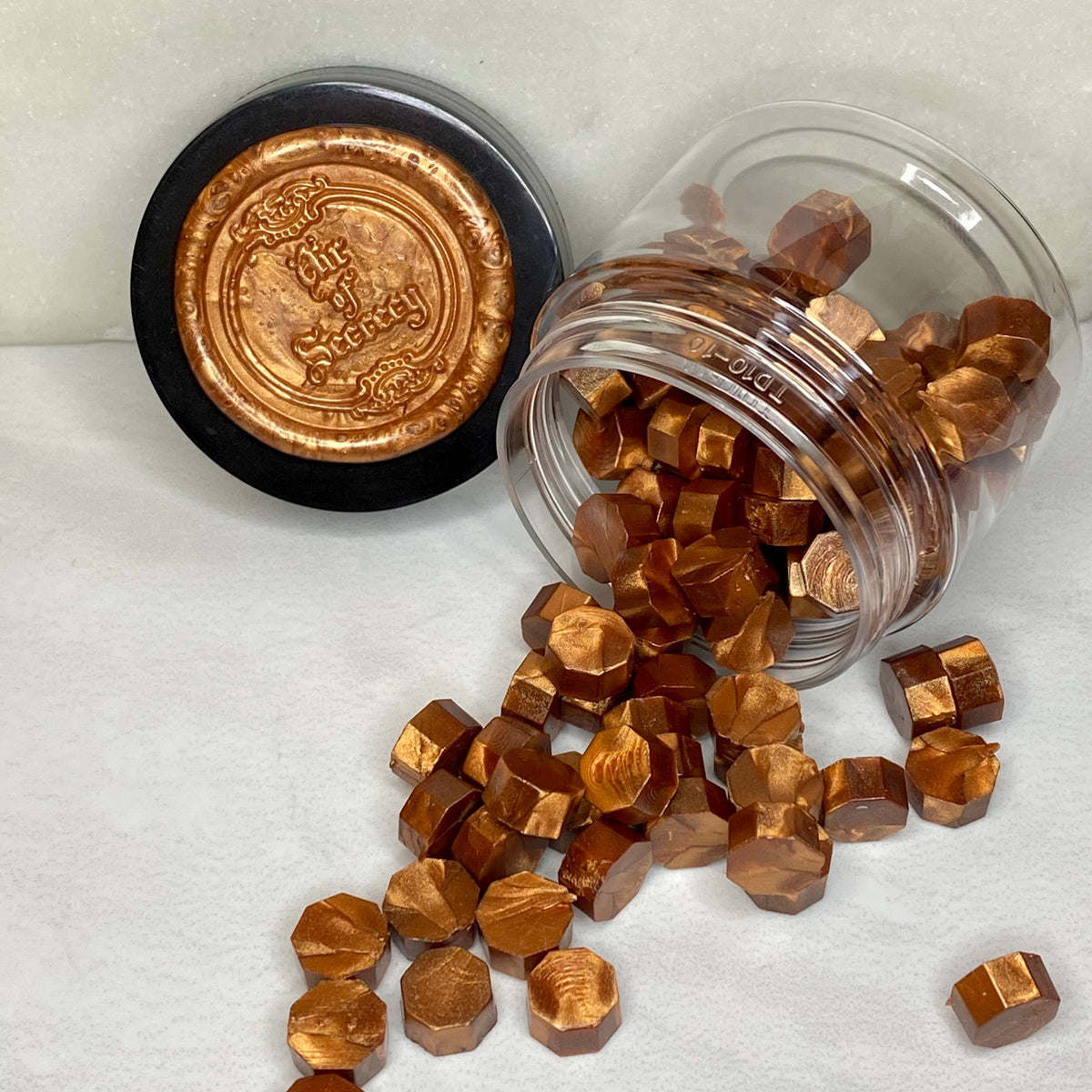 Mornajina 360 Pieces Metallic Antique Gold Sealing Wax Beads