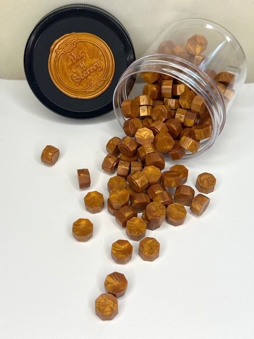 100 Count Pumpkin Pie Sealing Wax Beads