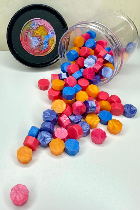 100 Count Summer Sunset Color Mix Sealing Wax Beads