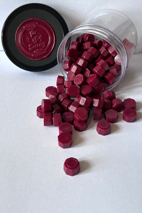 100 Count Wineberry Sealing Wax Beads
