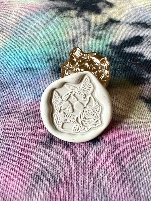 Beauty in Death Cut-Out Wax Seal Stamp