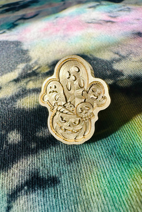 Ghostie Gang Wants a Treat Cut Out Wax Seal Stamp