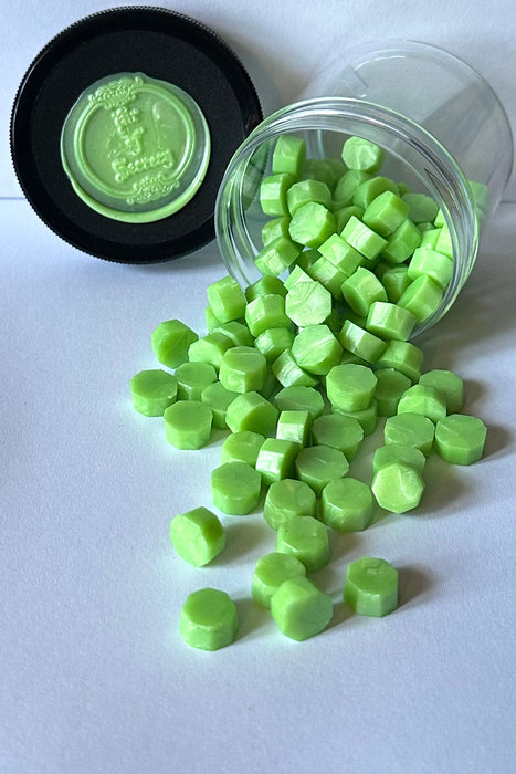 100 Count Slimer Green Sealing Wax Beads