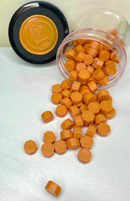 100 Count Harvest Pumpkin Sealing Wax Beads