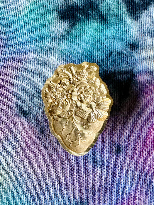 3D Hold Nature in Your Heart Cut-Out Wax Seal Stamp