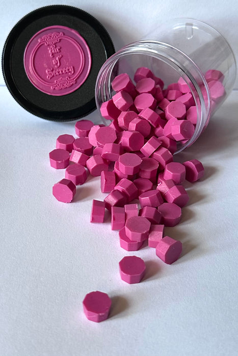 100 Count Back to the Fuchsia Sealing Wax Beads