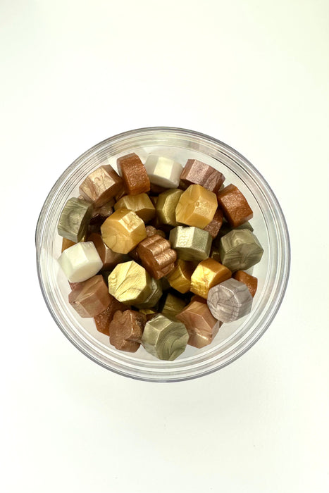 100 Count Stay Golden Mix Sealing Wax Beads