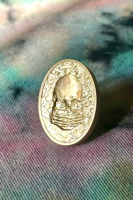 3D Speak No Evil Skeleton Wax Seal Stamp