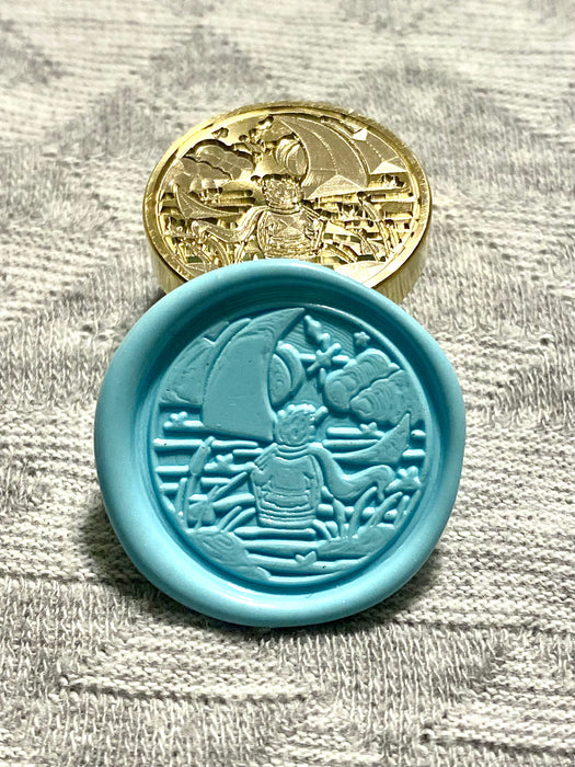 Row to the Moon Wax Seal Stamp