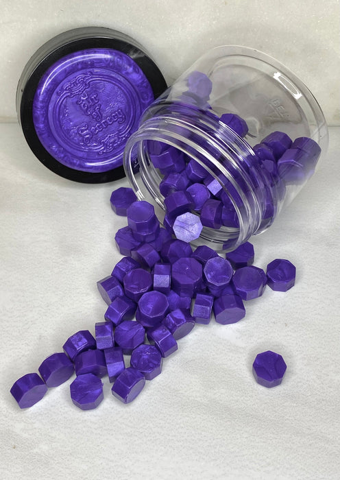 100 Count Royal Purple Sealing Wax Beads