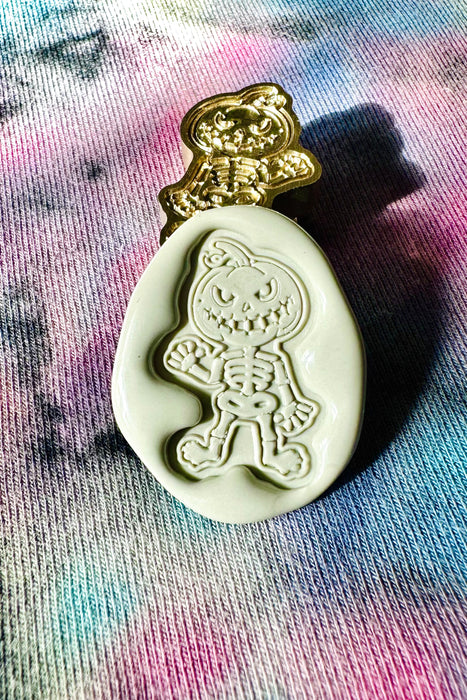 Grin & Bare Bones Cut Out Wax Seal Stamp