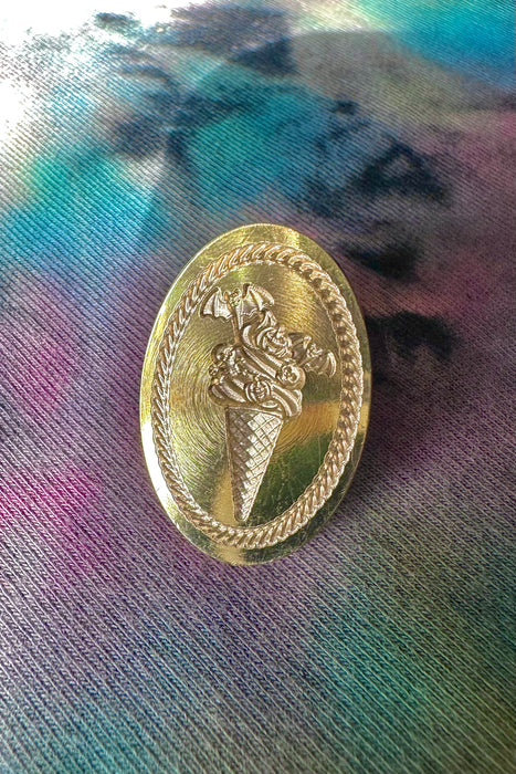 3D I Scream Cone Wax Seal Stamp