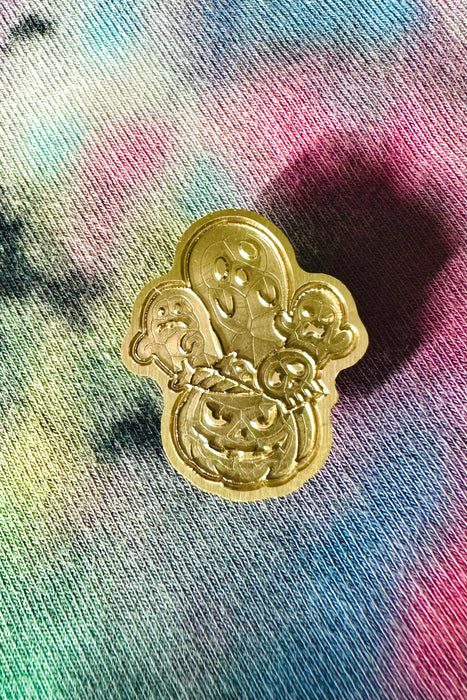 Ghostie Gang Wants a Treat Cut Out Wax Seal Stamp