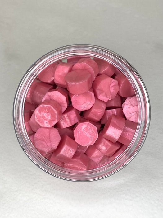 100 Count Watermelon Sugar Pink Sealing Wax Beads