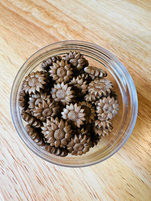 Molasses Brown (32g) Sunflower Shaped Sealing Wax Beads