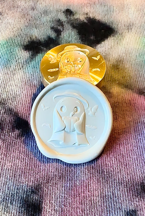 3D Ghostie in Disguise Wax Seal Stamp