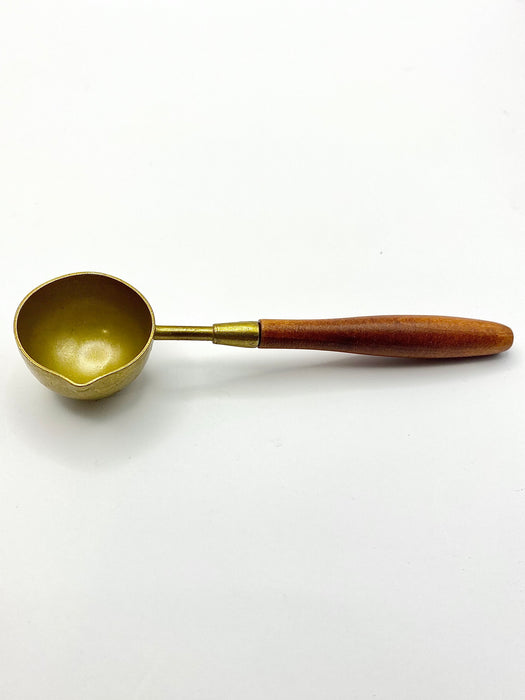 Antique Brass Finish Wax Spoon
