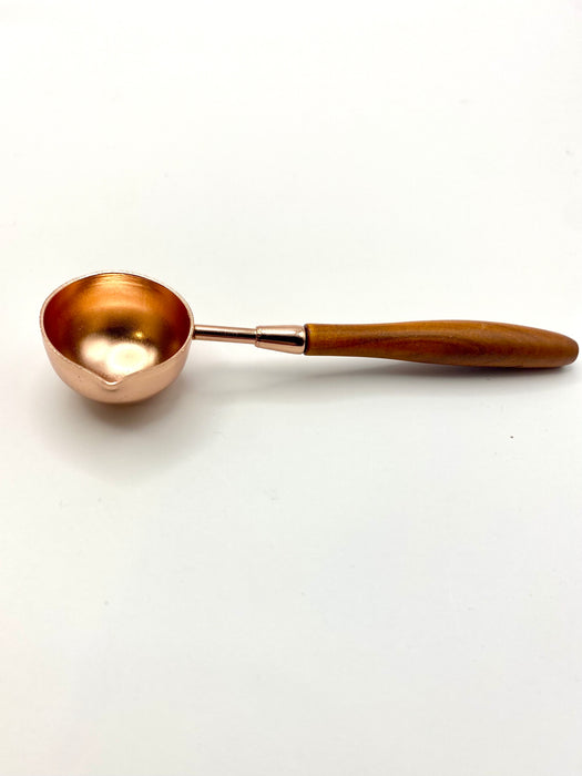 Rose Gold Finish Narrow Handle Wax Spoon