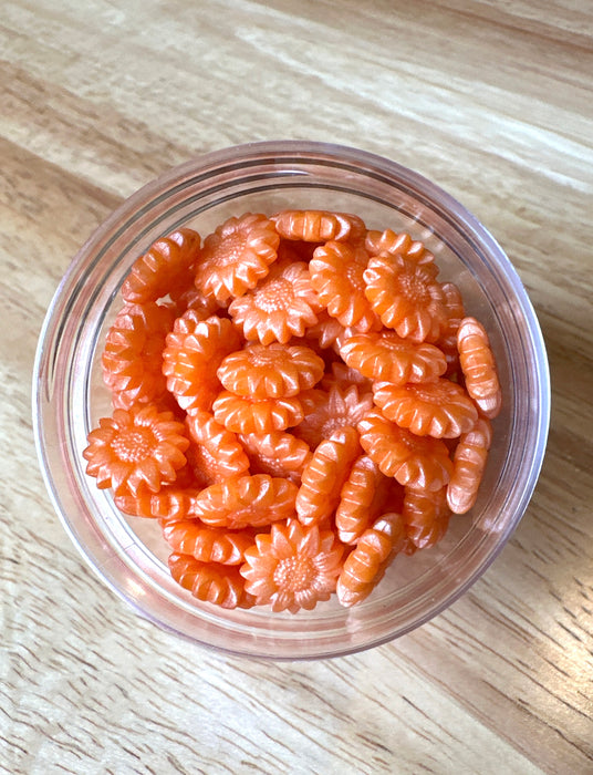 Orange Sherbet (32g) Sunflower Shaped Sealing Wax Beads