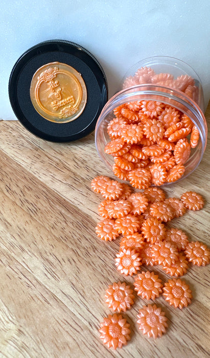 Orange Sherbet (32g) Sunflower Shaped Sealing Wax Beads