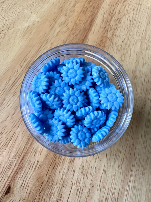 Blue Skies (32g) Sunflower Shaped Sealing Wax Beads