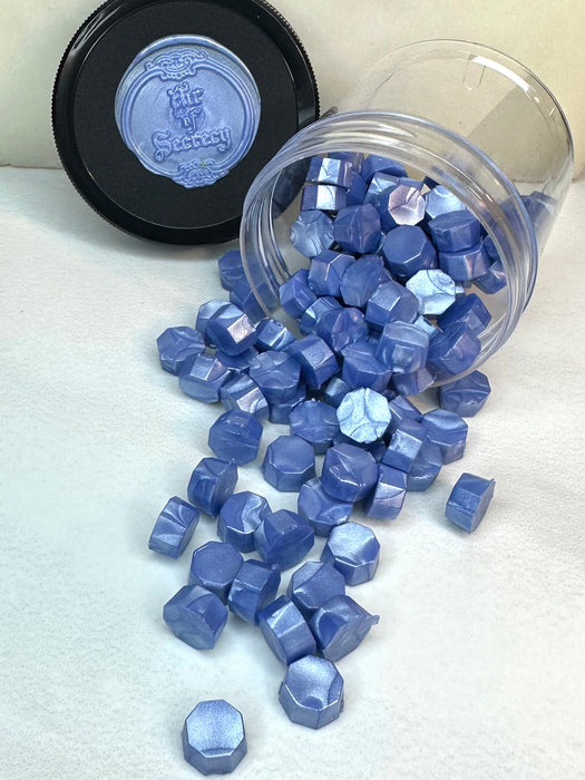 100 Count Blue Smoke Sealing Wax Beads