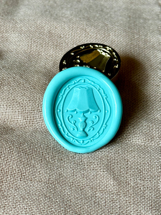 You Light Up My Life 3D Lamp Oval Wax Seal Stamp
