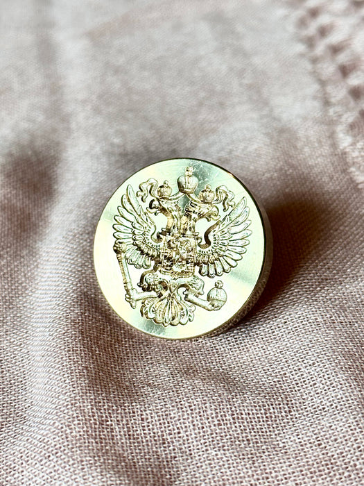 3D Byzantine Double Headed Eagle Wax Seal Stamp