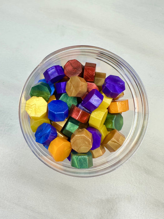 100 Count End of the Rainbow Mix Sealing Wax Beads