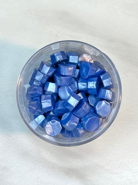 100 Count Blue Smoke Sealing Wax Beads