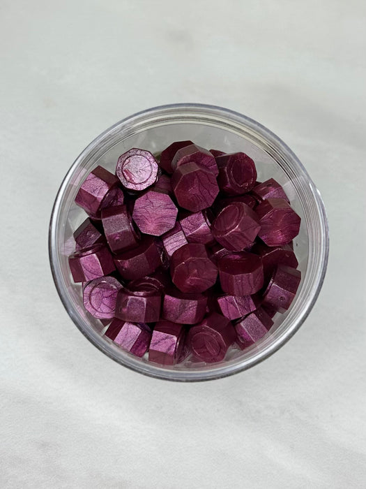 100 Count Boysenberry Sealing Wax Beads