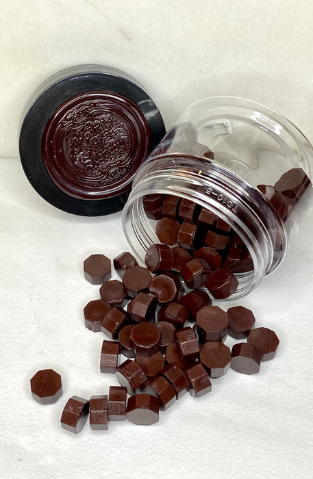 100 Count Chocolate Fudge Brownie Sealing Wax Beads