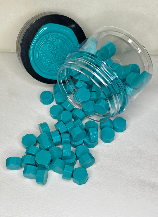 100 Count Jade Green Sealing Wax Beads