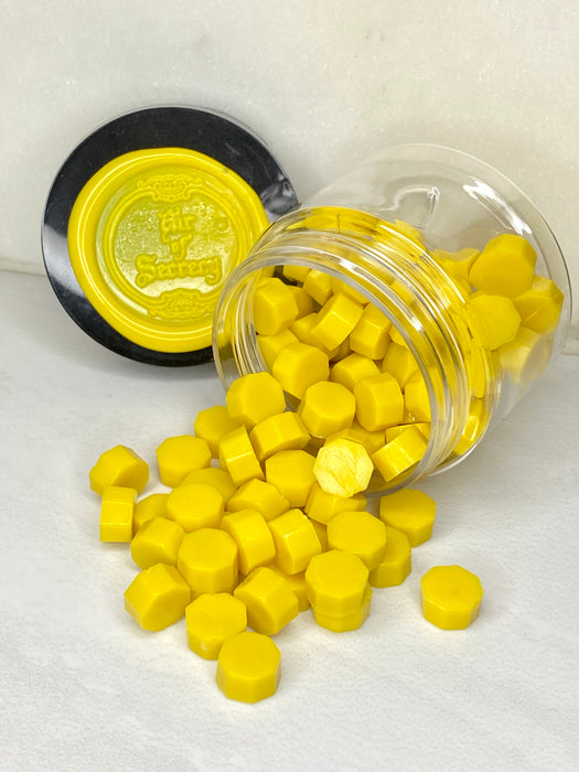 100 Count Canary Yellow Sealing Wax Beads