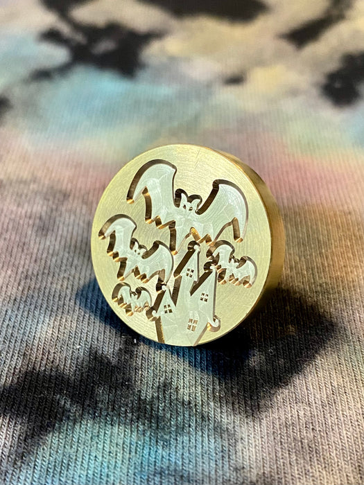 Haunted House Gone Batty Wax Seal Stamp