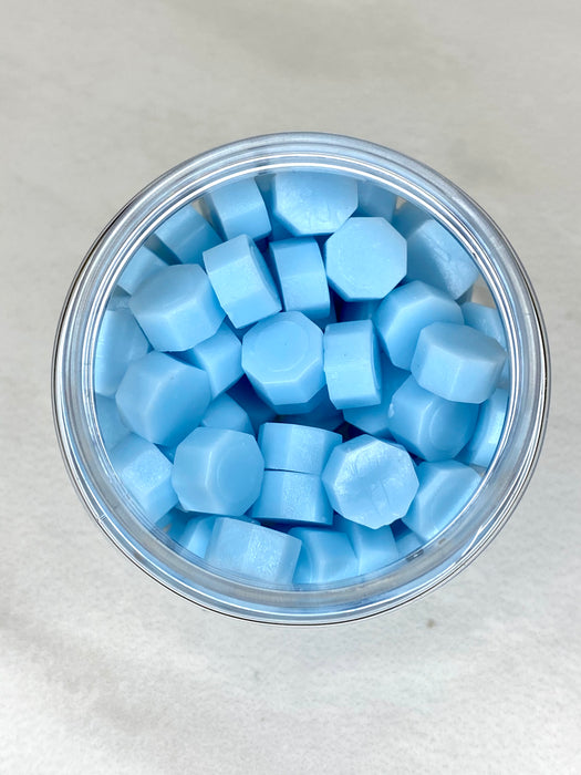 100 Count Glacier Blue Sealing Wax Beads