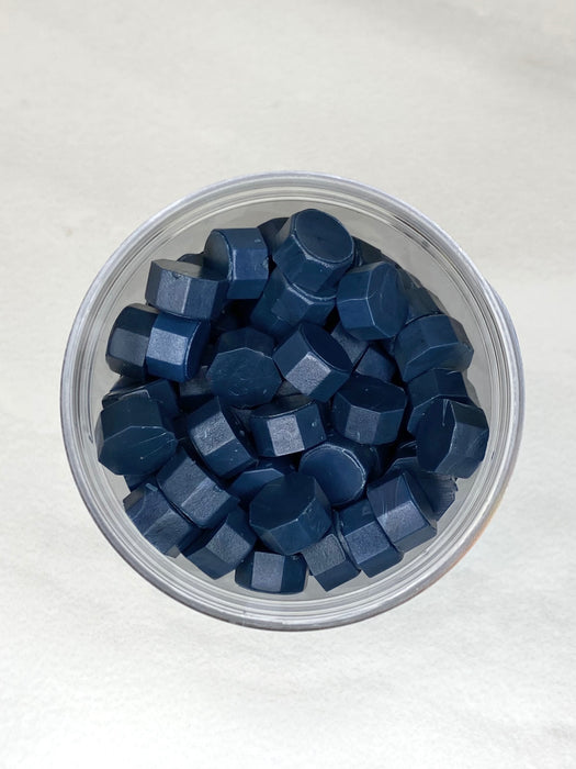 100 Count Squid Ink Blue Sealing Wax Beads