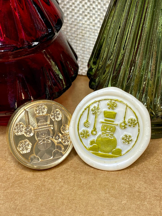 Mr. Snowman Wax Seal Stamp