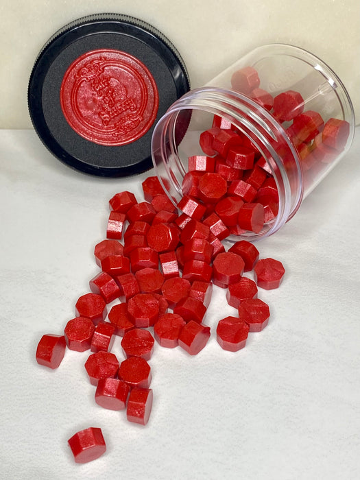 100 Count Hot Tamale Red Sealing Wax Beads