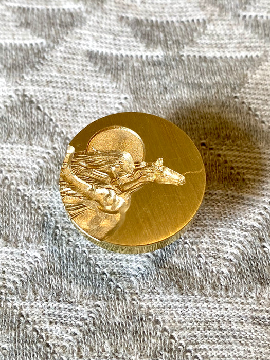 3D Pegasus with Rider Wax Seal Stamp