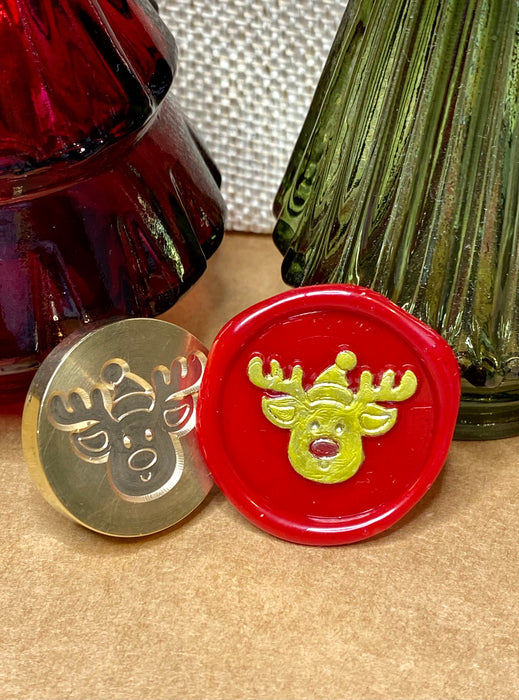 Cute Rudolph Wax Seal Stamp