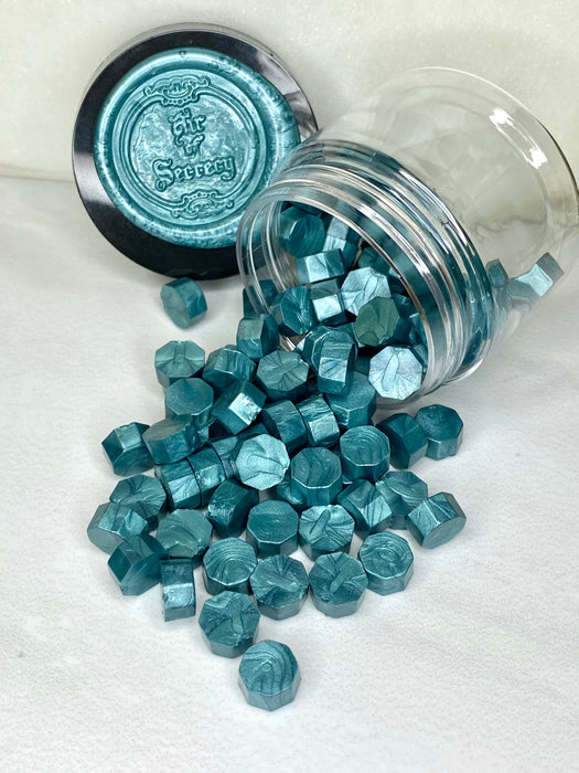 100 Count Dark Harbor Blue Sealing Wax Beads