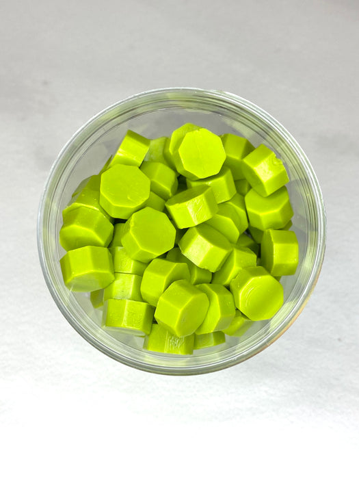 100 Count Key Lime Pie Green Sealing Wax Beads