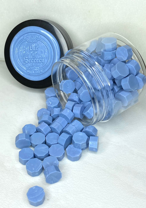 100 Count Steel Blue Sealing Wax Beads