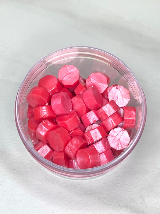 100 Count Wild Watermelon Taffy Sealing Wax Beads