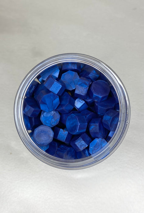 100 Count Metallic Midnight Blue Sealing Wax Beads