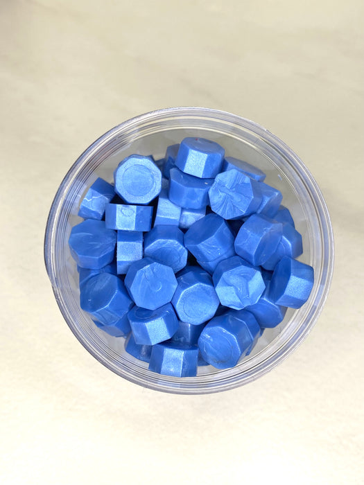 100 Count Cornflower Blue Sealing Wax Beads