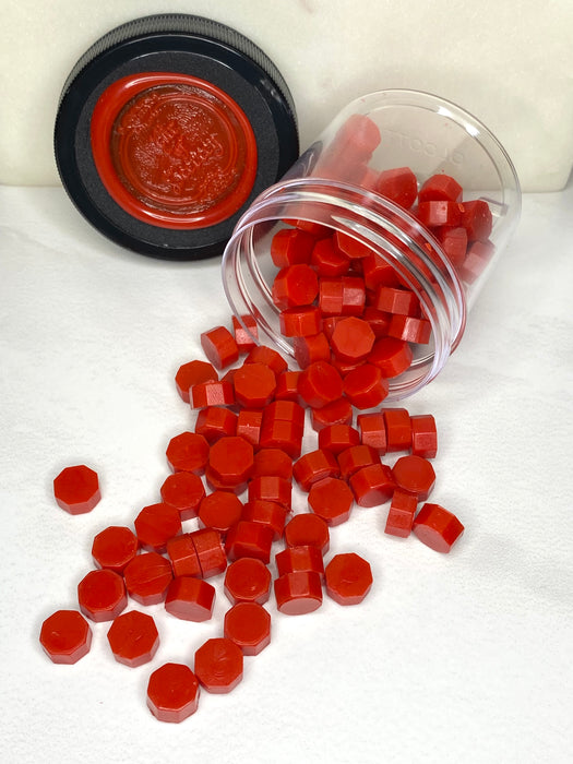 100 Count Flame Red Sealing Wax Beads