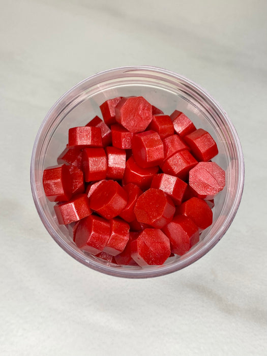 100 Count Hot Tamale Red Sealing Wax Beads