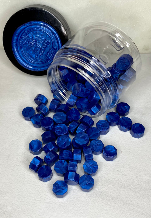 100 Count Metallic Midnight Blue Sealing Wax Beads